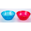 Food grade colorful plastic bowl salad bowl set